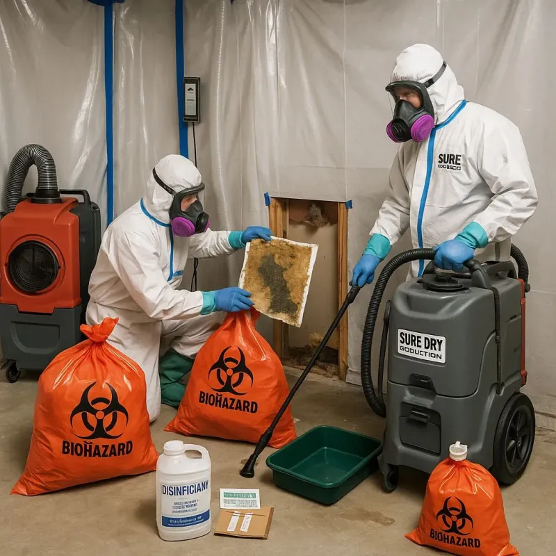 Contaminated Water Handling Protocols process in Edinburg, IL